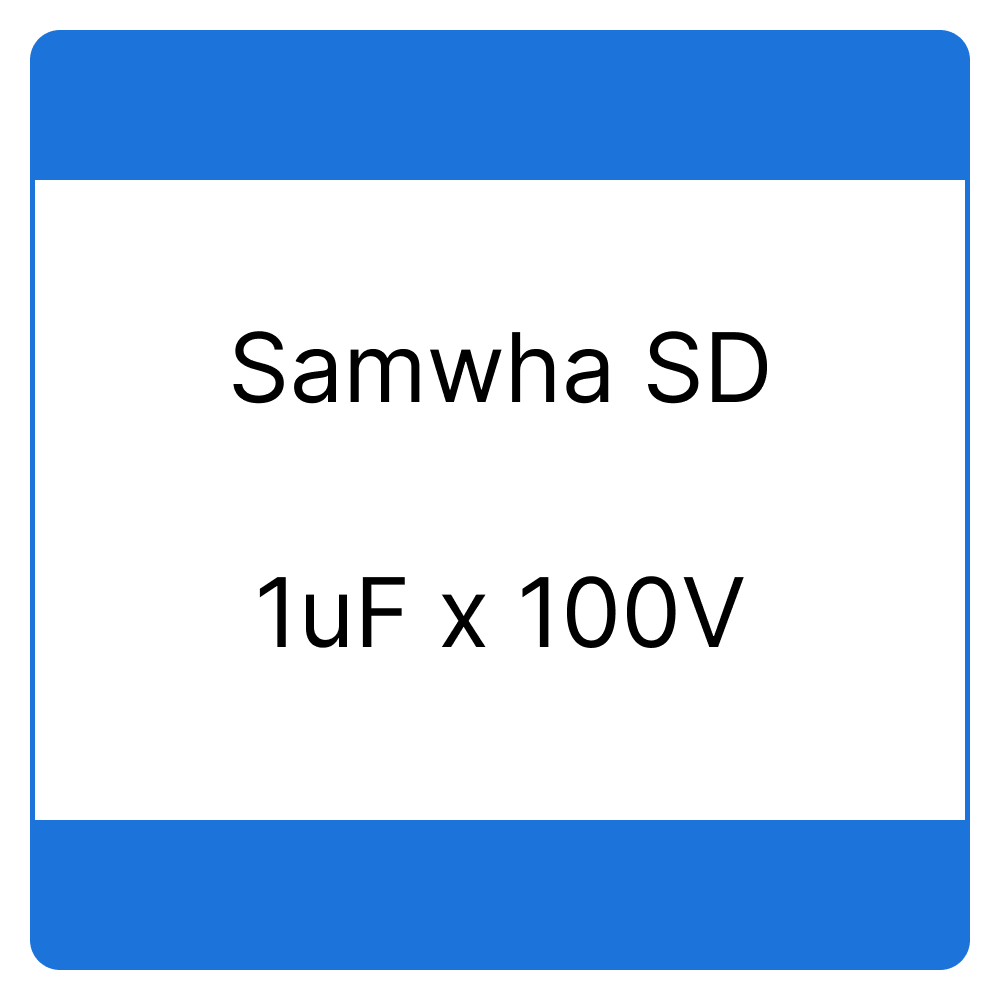 Конденсатор Samwha SD 1uF x 100V