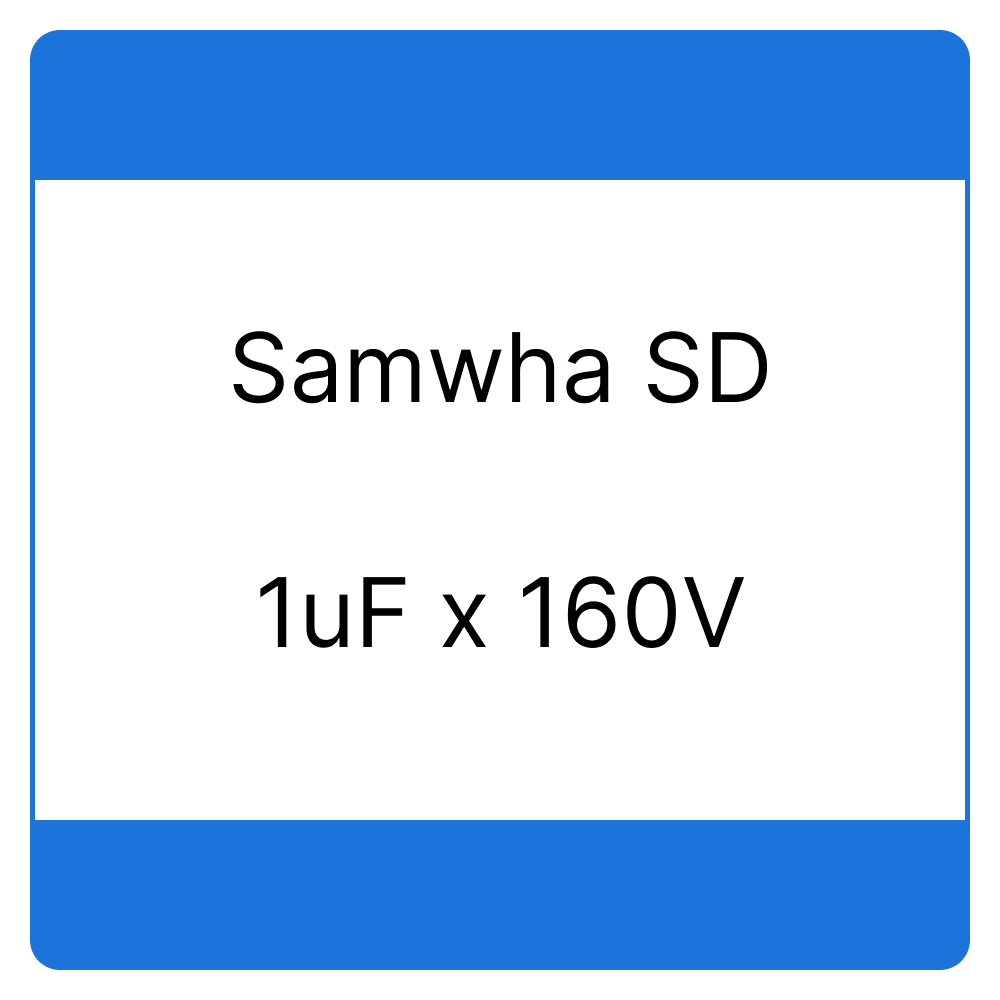 Конденсатор Samwha SD 1uF x 160V